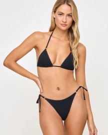 Banning Bikini Bottom - Ribbed Black at LSpace
