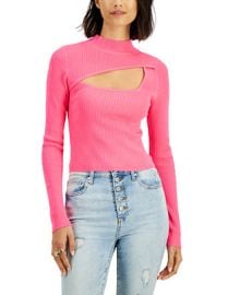 Bar III Cutout Mock-Neck Top Created for Macys  Reviews - Sweaters - Women - Macys at Macys