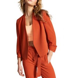 Bar III Ruched-Sleeve Jacket  Created for Macy s    Reviews - Jackets   Blazers - Women - Macy s at Macys