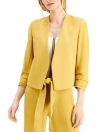 Bar III Ruched-Sleeve Jacket Created for Macys   Reviews - Jackets  Blazers - Women - Macys at Macys