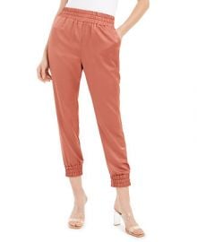 Bar III Satin Jogger Pants  Created For Macy s   Reviews - Pants   Leggings - Women - Macy s at Macys