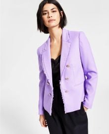 Bar III Tweed Jacket Created for Macys  Reviews - Jackets  Blazers - Women - Macys at Macys