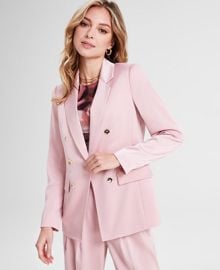 Bar III Womens Satin One-Button Blazer Exclusively at Macys - Macys at Macys