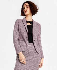 Bar III Womens Single-Button Long Sleeve Blazer Created for Macys - Macys at Macys