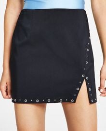 Bar III Womens Studded Mini Skirt Created for Macys - Macys at Macys