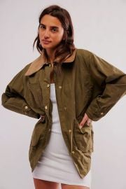 Barbour Hutton Showerproof Jacket at Free People