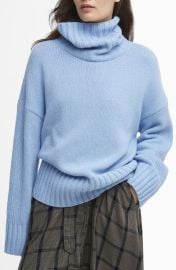 Barbour Josephine Stretch Cotton & Wool Blend Turtleneck Sweater at Nordstrom