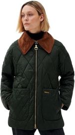 Barbour Women39s Woodhall Quilted Jacket SageAncient at Women39s Coats Shop at Amazon