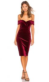 Bardot Bella Velvet Dress in Cabernet from Revolve com at Revolve