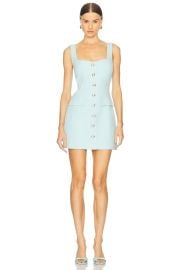 Bardot Emilie Boucle Mini Dress In Aqua at Revolve