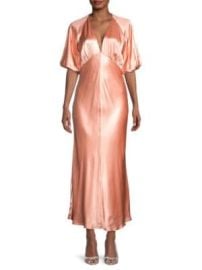 Bardot Everleigh Satin Midi Dress on SALE at Saks Off 5th