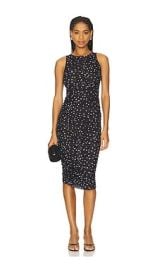 Bardot Felicia Midi Dress In Black Spot at Revolve