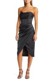 Bardot Jamila Gathered Corset Dress at Nordstrom