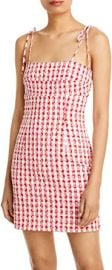 Bardot Klara Mini Gingham Dress Red Gingham LG at  Womens Clothing store at Amazon