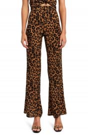 Bardot Leopard Flare Pants   Nordstrom at Nordstrom