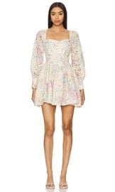 Bardot Lila Flounce Dress In Pastel Floral at Revolve