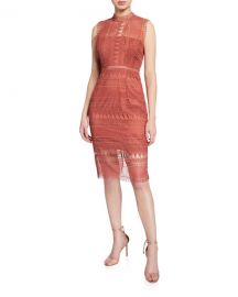 Bardot Mariana Sleeveless Lace Body-Con Dress at Neiman Marcus