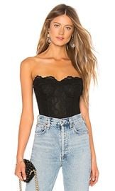 Bardot Oskar Bodysuit in Black at Revolve