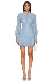 Bardot Remy Mini Dress In Light Blue at Revolve