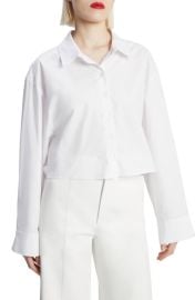 Bardot Rosita Crop Shirt at Nordstrom
