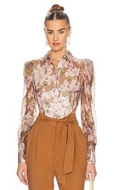 Bardot Valentina Corset Top In Lily Floral at Revolve