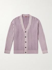 Barena Cable Knit Wool Blend Cardigan at Mr Porter