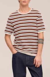 Bari 6686 Short Sleeve Organic Cotton Sweater at Nordstrom