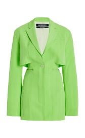 Bari Slub-Weave Mini Blazer Dress By Jacquemus at Moda Operandi