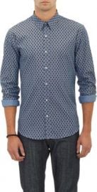 Barneys New York Paisley Oxford Cloth Shirt at Barneys