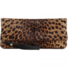 Barneys New York Pony Tassel Clutch at Barneys