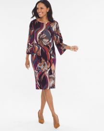 Baroque Floral Dress by Travelers Classic at Chicos