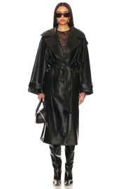 Barrett Faux Leather coat at Revolve