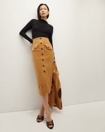 Barrie Corduroy Skirt at Veronica Beard