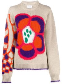 Barrie intarsia-knit Round Neck Jumper - Farfetch at Farfetch