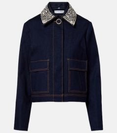 Barrington embellished denim jacket at Mytheresa