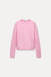 Basic 100 Wool Sweater at Zara