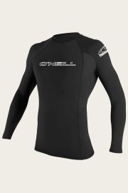 Basic Skins 50 LS Rash Guard - Black O39Neill at O'Neill