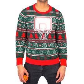 Basketball Net 3D Ugly Christmas Sweater at Ugly Christmas Sweaters