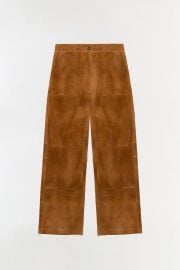 Bates Suede Straight Leg Pant SIMKHAI at Simkhai
