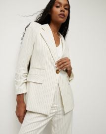 Battista Pinstripe Dickey Blazer at Veronica Beard