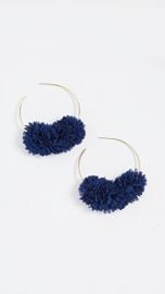 BaubleBar Hoop with Flower Earrings at Shopbop