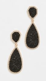 BaubleBar Moonlight Druzy Drop Earrings at Shopbop