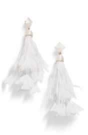 BaubleBar Sesilia Feather Drop Earrings   Nordstrom at Nordstrom