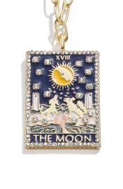 BaubleBar Tarot Card Pendant Necklace in Blush at Nordstrom