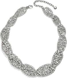 Baublebar Supernova Braided Crystal Collar Necklace 17quot with 3quot Extender eBay at eBay