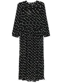 Baum Und Pferdgarten Alfie Midi Dress Black at Farfetch