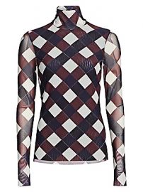 Baum und Pferdgarten - Jodi Check Mesh Top at Saks Fifth Avenue