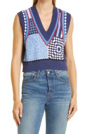 Baum und Pferdgarten Cicilla Mixed Stitch Crochet Vest at Nordstrom