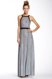 Bcbg Metallic Slit Maxi Dress at Nordstrom Rack