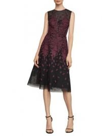 Bcbgmaxazria Floral Embroidered Evening Dress at Lord & Taylor